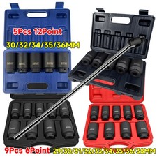 5/9Pcs 6/12 Point Axle Hub Nut