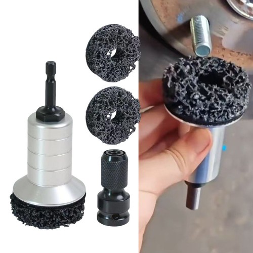 Wheel hub cleaning tool - cleaning, and